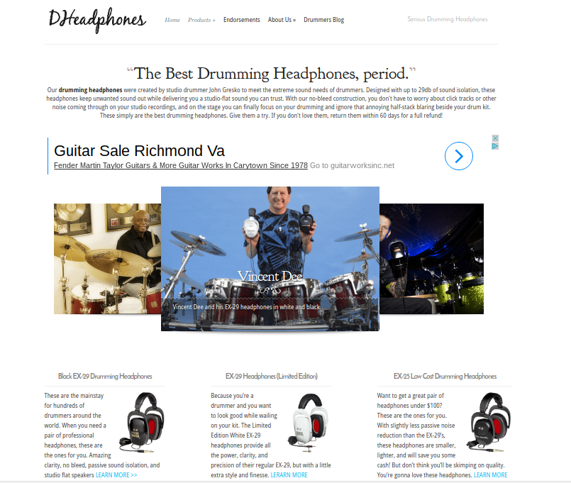 Drumming-Headphones.com